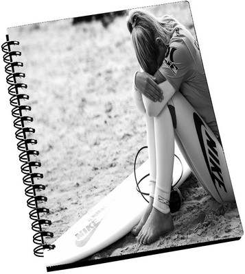 74% OFF on AMY Black & White Alone Girl A5 Notebook Spiral Bound 74% OFF on AMY Black & White Alone Girl A5 Notebook Spiral Bound