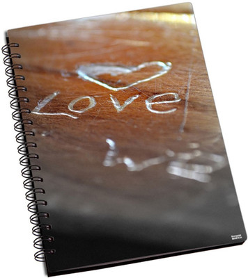 77% OFF on Shoprock Love Engraved A5 Notebook Ring Bound 77% OFF on Shoprock Love Engraved A5 Notebook Ring Bound