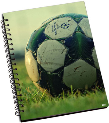 Shoprock Champions League Ball A5 Notebook Ring Bound Shoprock Champions League Ball A5 Notebook Ring Bound