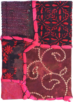 59% OFF on R S Jewels Paper Handmade Patchwork Notpad Regular Diary Soft Bound