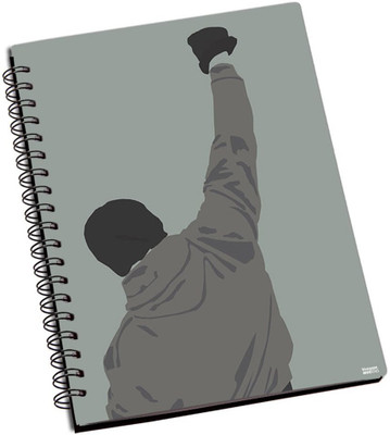 72% OFF on Shoprock Rocky Balboa A5 Notebook Ring Bound