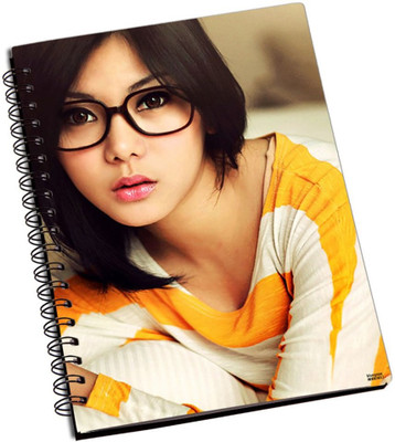 77% OFF on Shoprock Brunette Glasses A5 Notebook Ring Bound