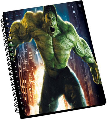 74% OFF on AMY 3D Incredible Hulk Action Look A5 Notebook Spiral Bound 74% OFF on AMY 3D Incredible Hulk Action Look A5 Notebook Spiral Bound