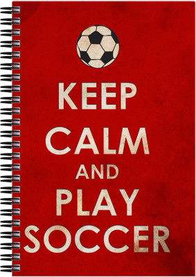 21% OFF on Art Emporio Keep Calm and Play Soccer A5 Notebook Spiral 21% OFF on Art Emporio Keep Calm and Play Soccer A5 Notebook Spiral