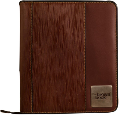 eZeeBags The Brown Book Regular Planner/Organizer Ring Bound eZeeBags The Brown Book Regular Planner/Organizer Ring Bound