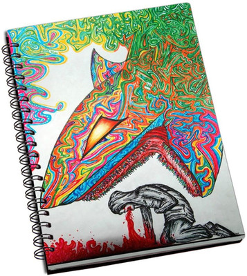 50% OFF on Shoperite Shark Abstract A5 Notebook Ring Bound