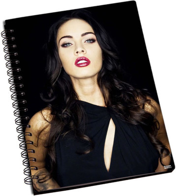 77% OFF on Shoprock Megan Fox Black A5 Notebook Ring Bound