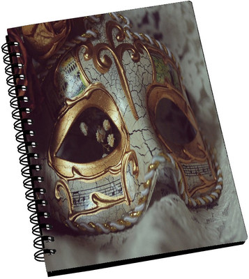 74% OFF on Amy Golden 3D Vintage Mask A5 Notebook Spiral Bound 74% OFF on Amy Golden 3D Vintage Mask A5 Notebook Spiral Bound