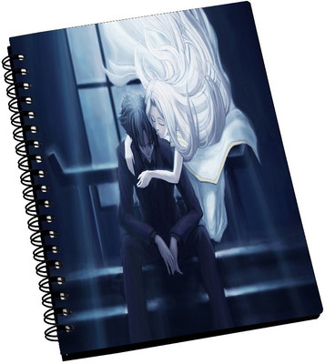 74% OFF on AMY Cute Animated Sweet Couple Love A5 Notebook Spiral Bound