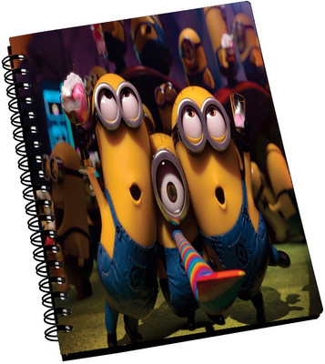 69% OFF on AMY Minions Cartoon Cute A5 Notebook Spiral Bound 69% OFF on AMY Minions Cartoon Cute A5 Notebook Spiral Bound