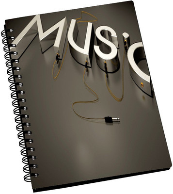 74% OFF on AMY Music Wires Metal A5 Notebook Spiral Bound