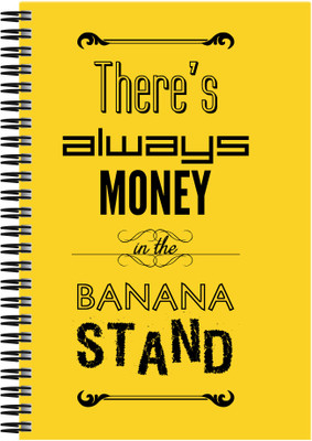 21% OFF on Art Emporio There is always Money A5 Notebook Spiral