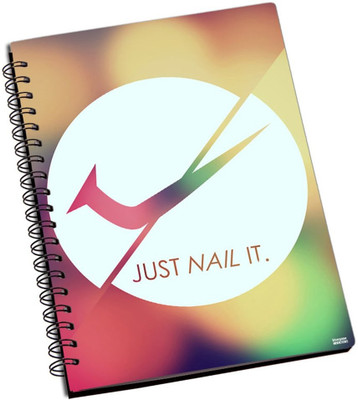 50% OFF on Shoperite Just Nail It A5 Notebook Ring Bound