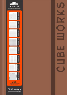 Matrikas Cube Works B5 Journal Hard Bound Matrikas Cube Works B5 Journal Hard Bound