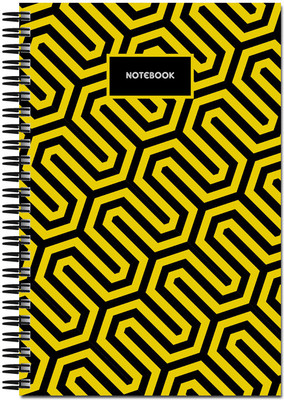 21% OFF on Art Emporio Yellow Texture A5 Notebook Spiral Bound 21% OFF on Art Emporio Yellow Texture A5 Notebook Spiral Bound