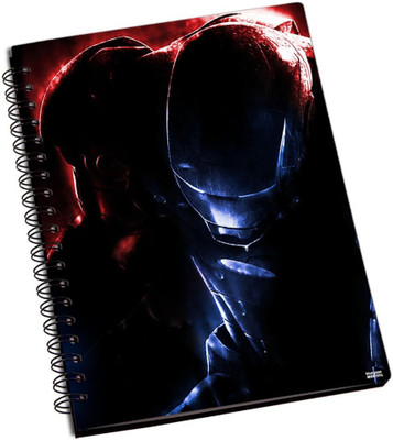 Shoprock Iron Man Fight A5 Notebook Ring Bound Shoprock Iron Man Fight A5 Notebook Ring Bound