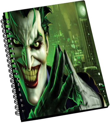 74% OFF on AMY Joker Evil A5 Notebook Spiral Bound 74% OFF on AMY Joker Evil A5 Notebook Spiral Bound