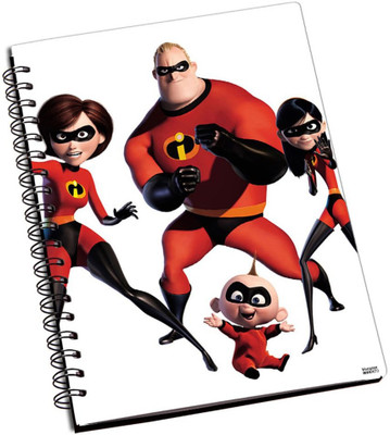 50% OFF on Shoperite Incredibles Characters A5 Notebook Ring Bound