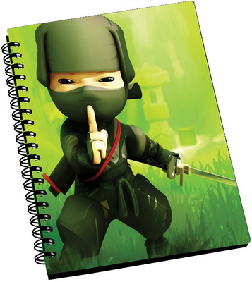 74% OFF on AMY Mini Ninjas Cartoon A5 Notebook Spiral Bound 74% OFF on AMY Mini Ninjas Cartoon A5 Notebook Spiral Bound