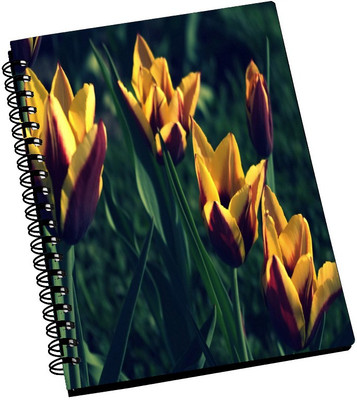 74% OFF on AMY Vintage Red and Yellow Flower A5 Notebook Spiral Bound 74% OFF on AMY Vintage Red and Yellow Flower A5 Notebook Spiral Bound