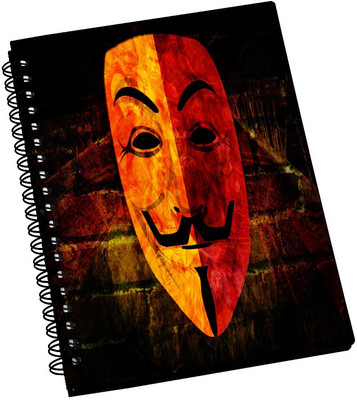 74% OFF on AMY Super Cool Galatasary Anonmous Mask A5 Notebook Spiral Bound 74% OFF on AMY Super Cool Galatasary Anonmous Mask A5 Notebook Spiral Bound