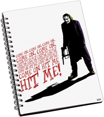 74% OFF on Shoprock Batman Joker A5 Notebook Ring Bound 74% OFF on Shoprock Batman Joker A5 Notebook Ring Bound