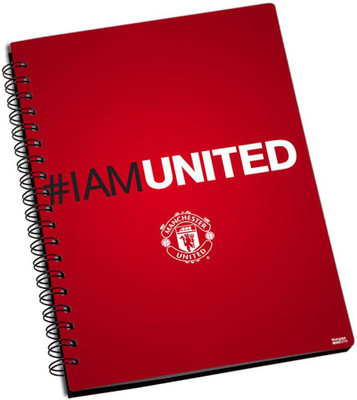 77% OFF on Shoprock Manchester United A5 Notebook Ring Bound