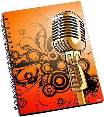 77% OFF on Shoprock Music With Mic A5 Notebook Ring Bound
