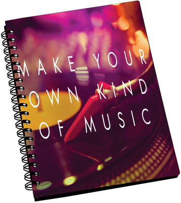 AMY Make Your Own Kind of Music A5 Notebook Spiral Bound AMY Make Your Own Kind of Music A5 Notebook Spiral Bound