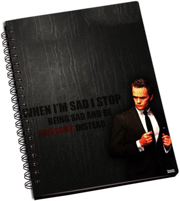 74% OFF on Shoprock Barney Stinson A5 Notebook Ring Bound