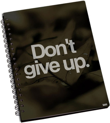 50% OFF on Shoperite Do Not Give Up A5 Notebook Ring Bound
