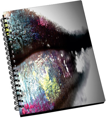 74% OFF on AMY Glitter Pretty Lips A5 Notebook Spiral Bound 74% OFF on AMY Glitter Pretty Lips A5 Notebook Spiral Bound