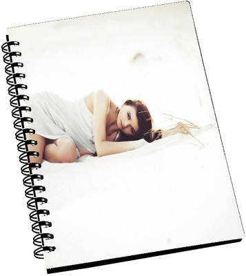 74% OFF on AMY Classic Vingae Beautiful Girl in the Sand A5 Notebook Spiral Bound