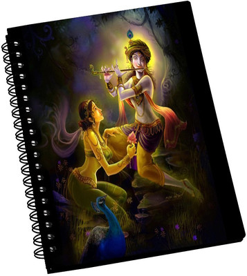 74% OFF on AMY Abstract Lord Radha Krishna Pianting A5 Notebook Spiral Bound 74% OFF on AMY Abstract Lord Radha Krishna Pianting A5 Notebook Spiral Bound