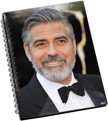 77% OFF on Shoprock George Clooney Beard A5 Notebook Ring Bound