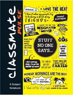 Classmate Pulse 6 Subject Notebook (Pack of 2)