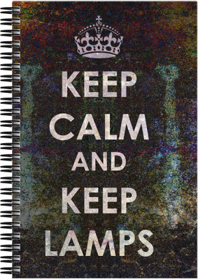 21% OFF on Art Emporio Keep Calm and Keep Lamps A5 Notebook Spiral 21% OFF on Art Emporio Keep Calm and Keep Lamps A5 Notebook Spiral