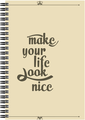 21% OFF on Art Emporio Make it Look Nice A5 Notebook Spiral