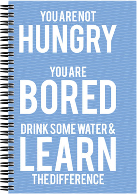 21% OFF on Art Emporio Drink Water A5 Notebook Spiral