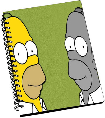 74% OFF on AMY Homer Simpson Quotes A5 Notebook Spiral Bound