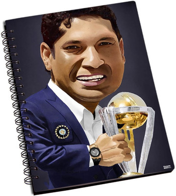 74% OFF on Shoprock Sachin Tendulkar Cartoon A5 Notebook Ring Bound 74% OFF on Shoprock Sachin Tendulkar Cartoon A5 Notebook Ring Bound