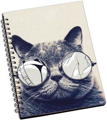50% OFF on Shoperite Cat With Glasses A5 Notebook Ring Bound 50% OFF on Shoperite Cat With Glasses A5 Notebook Ring Bound
