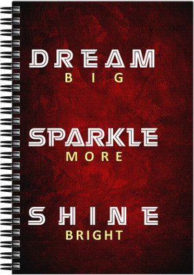 21% OFF on Art Emporio Dream Big A5 Notebook Spiral 21% OFF on Art Emporio Dream Big A5 Notebook Spiral