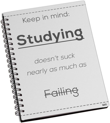 77% OFF on Shoprock Study Hard A5 Notebook Ring Bound 77% OFF on Shoprock Study Hard A5 Notebook Ring Bound