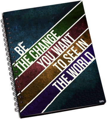74% OFF on Shoprock Gandhi Quote A5 Notebook Ring Bound