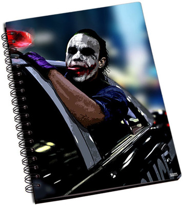 77% OFF on Shoprock Joker Police Car A5 Notebook Ring Bound