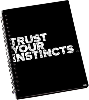 78% OFF on Shoprock Trust Your Instincts A5 Notebook Ring Bound 78% OFF on Shoprock Trust Your Instincts A5 Notebook Ring Bound