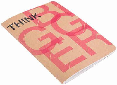 Thinkpot Think Bigger Tony Hsieh Kraft A5 Notebook Hand Sewn Thinkpot Think Bigger Tony Hsieh Kraft A5 Notebook Hand Sewn