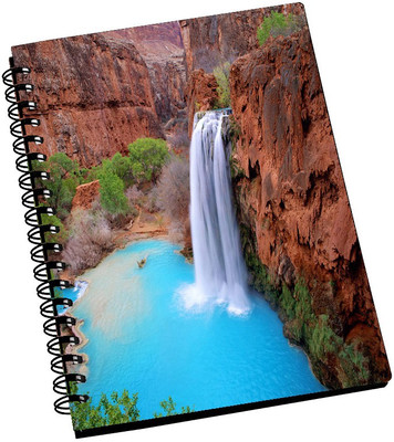 74% OFF on AMY Big Beautiful Waterfall A5 Notebook Spiral Bound 74% OFF on AMY Big Beautiful Waterfall A5 Notebook Spiral Bound