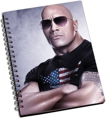 77% OFF on Shoprock Wwe Rock Style A5 Notebook Ring Bound